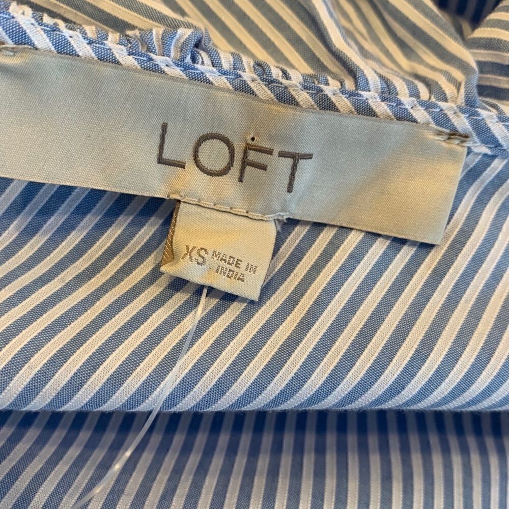 Loft One Arm/Shoulder Striped Top - Picture 4 of 7